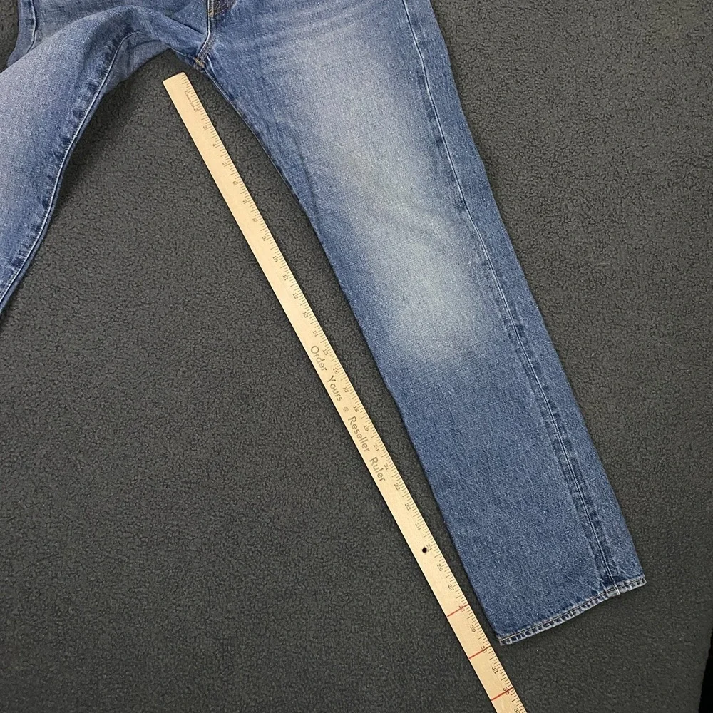 Levis 501 Original Selvedge Jeans 32x30 Blue Big E Premium Denim